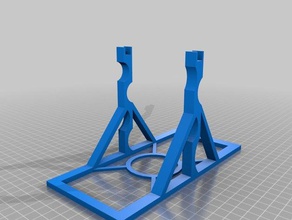 stand alone spool holder 3d printer accessories filament filiment 3d print model - Mito3D