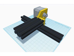 creality cr-10 eixo y a montagem do motor Impressora 3d de peças cr10 3d print model - Mito3D