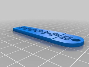 ring sizer usa Schmuck kundengebundene 3d print model - Mito3D