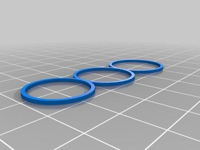 anel sizer 5 6 7 jóias personalizado 3d print model - Mito3D