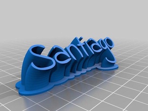 santo office personalizado 3d print model - Mito3D