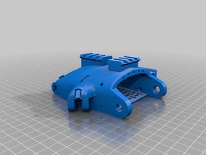 phoenix python hand mash up 130 scale 3d printing e-nable prosthetic 3d print model - Mito3D