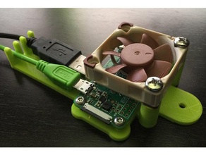 raspberry pi zero wall mount bracket computer raspberrypi case housing w rpi 3d print model - Mito3D