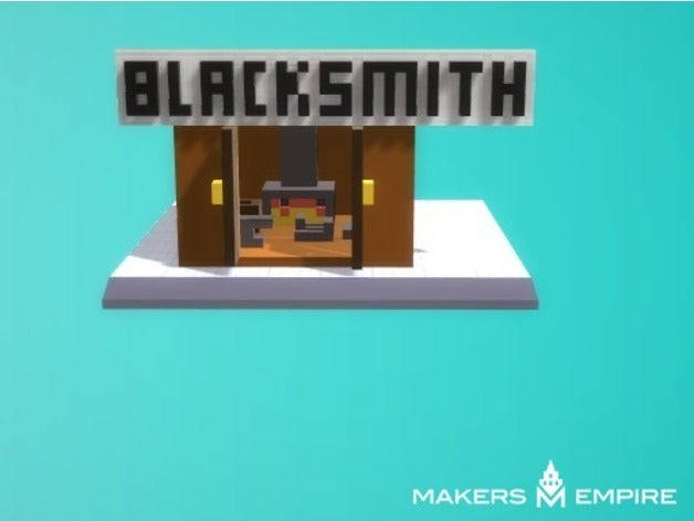 blacksmith art 3D print model - Mito3D
