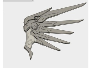 mercy wings overwatch 3d printing cosplay prop 3d print model - Mito3D