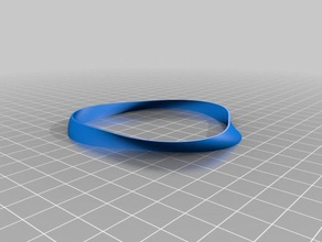 wave bangle m bracelets customized 3d print model - Mito3D