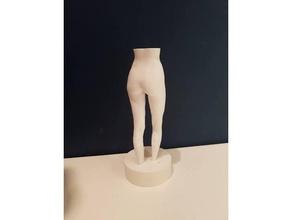 statue Mädchen, Beine, Arsch 3d-drucken Kunst ass Mädchen Beine person 3d print model - Mito3D
