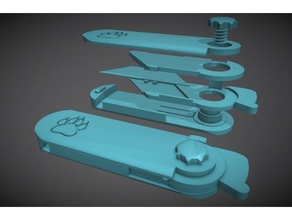 tacblade programı stanley bıçak, çakı el aletleri flipper katlanır bıçak sürtünme tacblades 3d print model - Mito3D