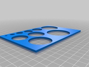 círculo de 5mm art 3d print model - Mito3D
