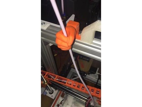 hand holder am8 bowden 3d printer parts upgrade anet a8 mods filament guide filamnet 3d print model - Mito3D