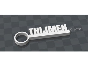 personalizable etiqueta de la barra llaveros llavero keytag con su nombre imprimible 3d print model - Mito3D