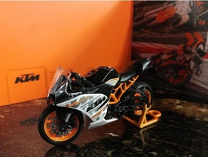 ktm rc 390 montaje de stand titular vehículos la bicicleta motocicleta pie 3d print model - Mito3D