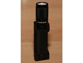 wall holder fenix e05 tool holders & boxes flashlight 3d print model - Mito3D