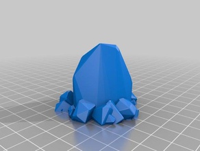 meine angepasste Felsformation generator Kunst kundengebundene 3d print model - Mito3D
