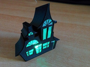 haunted house 3d print model - Mito3D