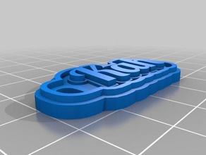 kah llaveros personalizado 3d print model - Mito3D