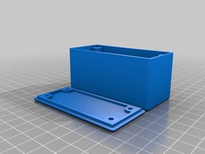 meine angepasste Projekt-box Deckel Schrauben - Elektronik kundengebundene 3d print model - Mito3D