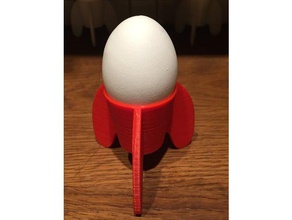 egg rocket kitchen & dining cup 3d print model - Mito3D