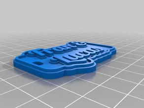 fran & lucas Anahtarlık özelleştirilmiş 3d print model - Mito3D