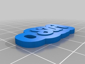 siri de porte-clés personnalisé 3d print model - Mito3D