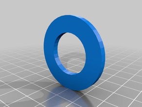 washer din customized 3d print model - Mito3D