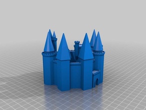 mon personnalisés forteresse médiévale du générateur bâtiments et structures personnalisé 3d print model - Mito3D