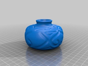 vase ornate 6 decor vases 3d print model - Mito3D