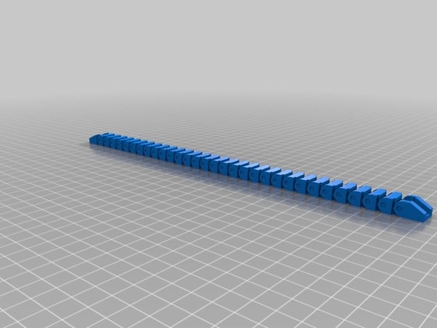 mon personnalisées faites glisser la chaîne de monts à 30 le bricolage personnalisé 3D print model - Mito3D