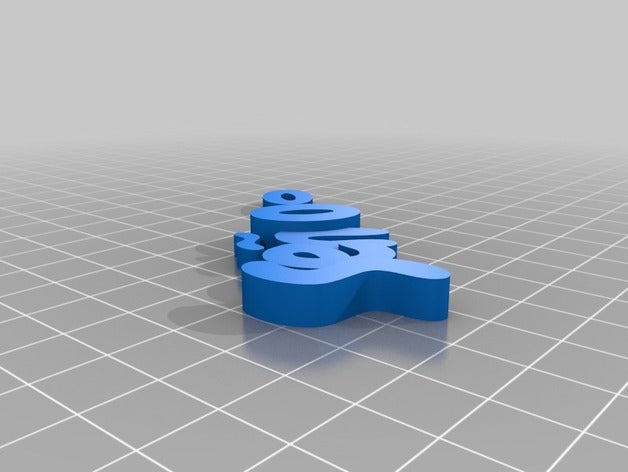se o Anahtarlık özelleştirilmiş 3D print model - Mito3D