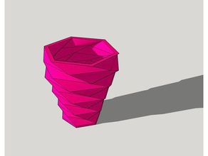bizzarro vaso arredamento di fiori vasi spirale il i 3d print model - Mito3D