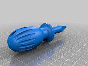 screwdriver lowpoly household supplies rhino3d 3d print model - Mito3D