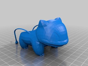 bulbasaur chair model furniture 3d print model - Mito3D