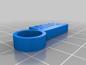 amor personalizzato targhetta bar i portachiavi su misura 3d print model - Mito3D