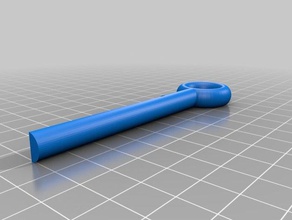 kluger keychain keychains customized 3d print model - Mito3D