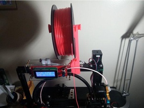spool holder tevo tarantula frame 3d printer accessories filament jeramie lim jeramz mount stand support 3d print model - Mito3D