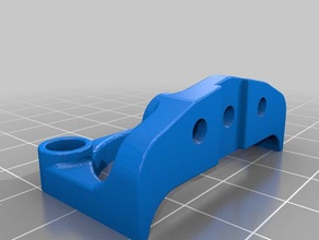 anycubic kossel 3d touch mount remix printer parts plus bl fan 3d print model - Mito3D