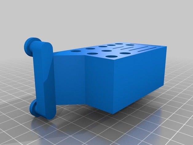 tear drop tool holder containers 3D print model - Mito3D