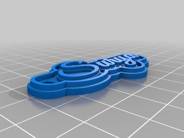 surya 3 Schlüsselanhänger kundengebundene 3D print model - Mito3D