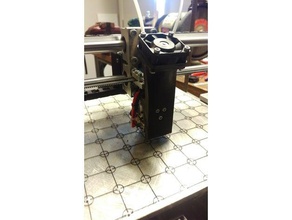 e3d quimera 40mm conducto del ventilador La impresión en 3d 3d print model - Mito3D