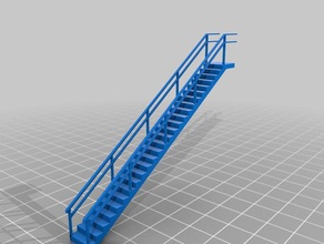 escalier mod le r duit verser maquette de train 3d print model - Mito3D