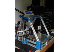 mendelmax vertical x axis ends & carriage - 10mm z 3d printer parts 15 openscad reprap 3d print model - Mito3D