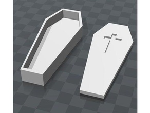 coffin box containers 3d print model - Mito3D