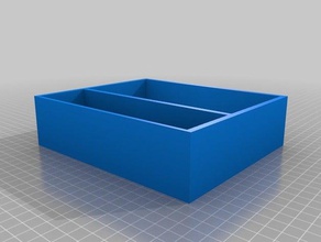 carcassonne-box aufgeteilt Spiele carcassone carcassonne Veranstalter 3d print model - Mito3D