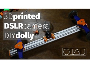 dslr Kamera dolly v-Nut der extrusion 3d print model - Mito3D