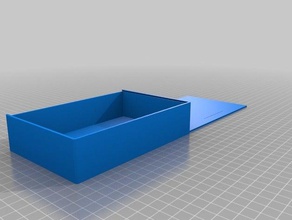 mi personalizados de deslizamiento la tapa caja los contenedores personalizado 3d print model - Mito3D
