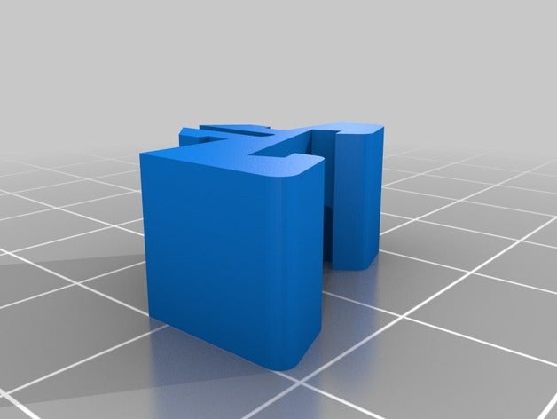 düz 2020 klibi açtı 3d yazıcı aksesuarları ekstruzyon klip şerit led 3D print model - Mito3D