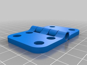 paramétrico dobradiça v1 partes personalizado 3d print model - Mito3D