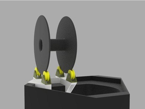 filament holder flux tool holders & boxes 3d print model - Mito3D
