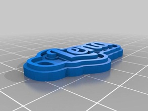 lena llaveros personalizado 3d print model - Mito3D