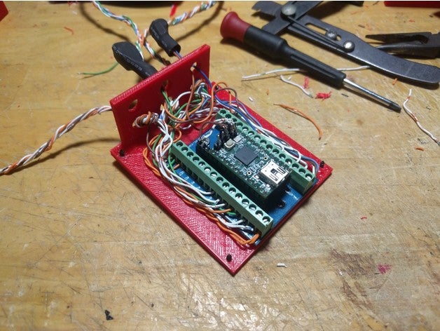 parafuso de expansão do terminal caixa arduino nano porta-ferramentas & caixas a teensy 3D print model - Mito3D